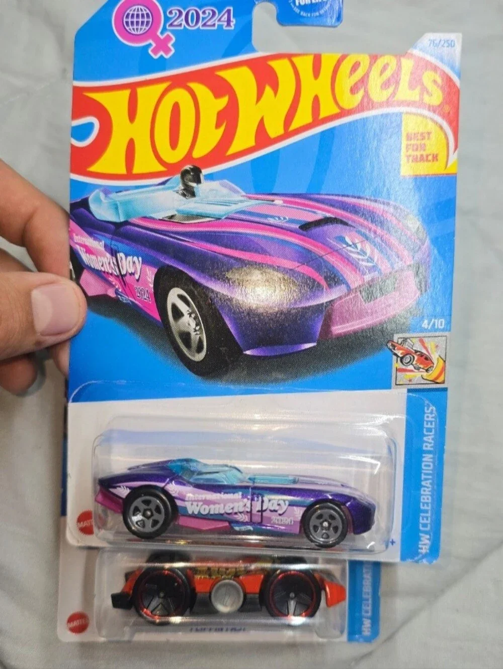 Lot of 2 Hot Wheels Celebration Racers 2024